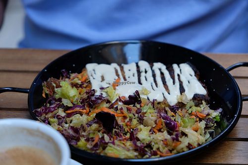 Tofu & leek pie (quiche) at Organic's in Sevilla