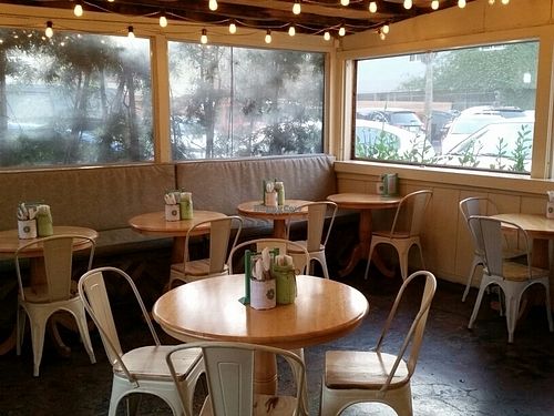 inside patio at Tocaya Modern Mexican in Venice