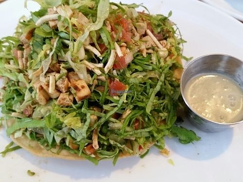 vegan tostada at Tocaya Modern Mexican in Venice