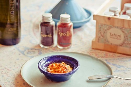 Hummus at Tahini Tienda Vegana in Villa De Leyva