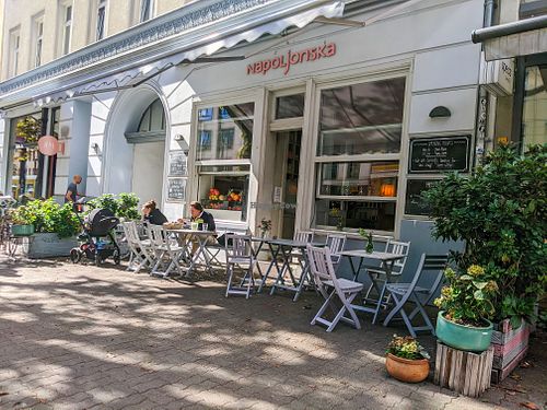 Outside of Napoljonska at Napoljonska in Berlin