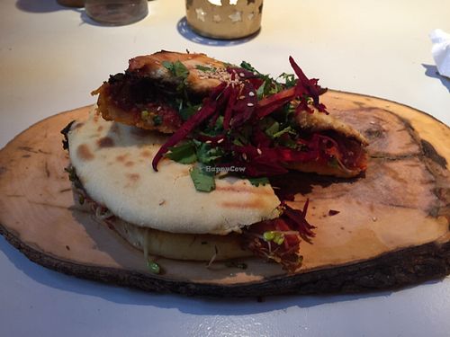 vegan panini at Napoljonska in Berlin