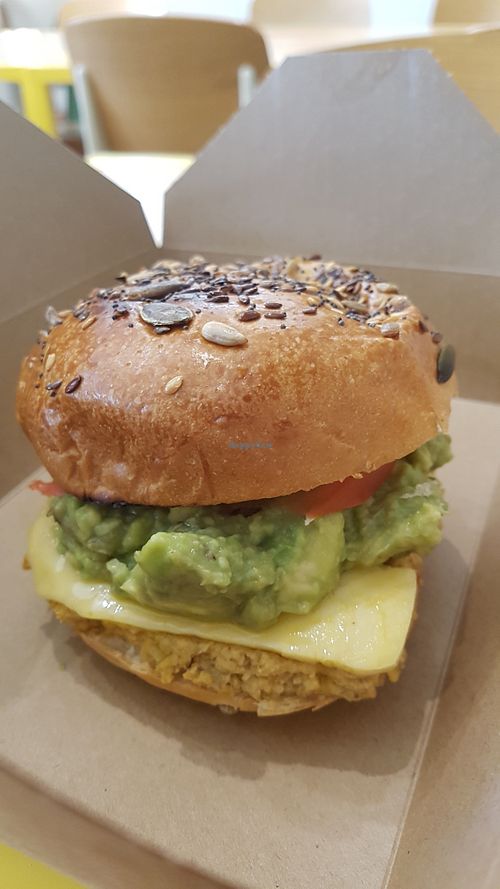 Nicoise Melt sandwich with avo instead of capers at Raw Press in South West London