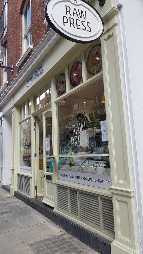 Outside at Raw Press in South West London