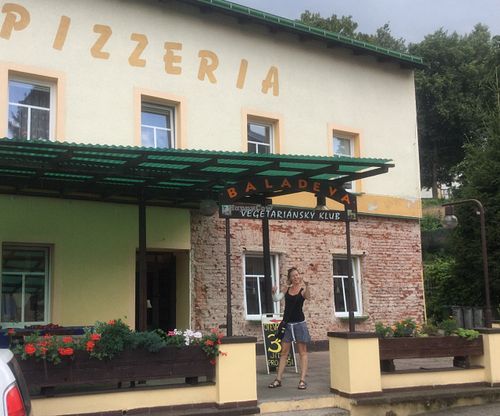 Front part of Baladeva building at Baladeva in Trutnov