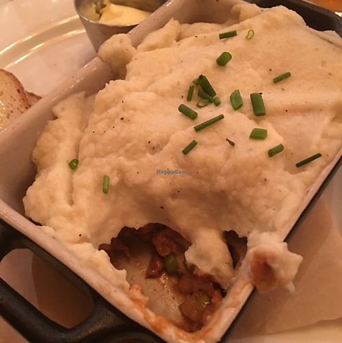 Vegan Shepherd's Pie at The Shannon Rose Irish Pub in Ramsey