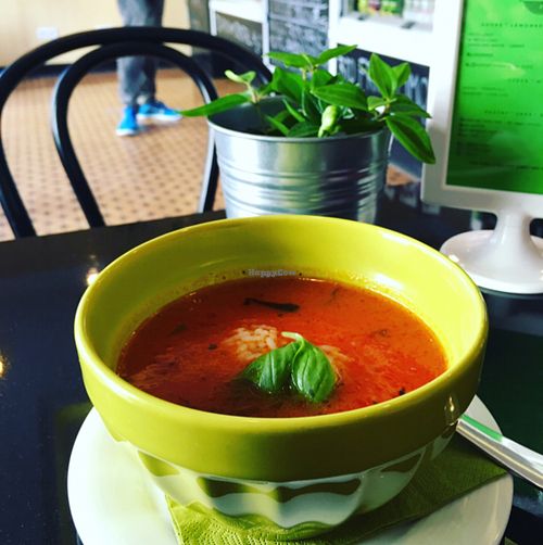 Tomato Soup Yummy  at GF Cafe in Prague