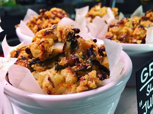 GF MUFFIN gluten free&vegan Cauliflower  at GF Cafe in Prague