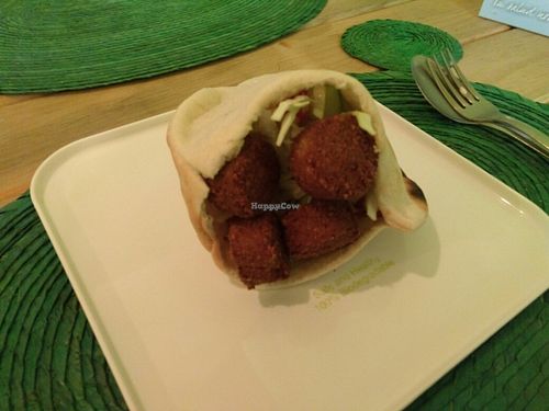 Falafel at Noah's Falafel House in Mexico City