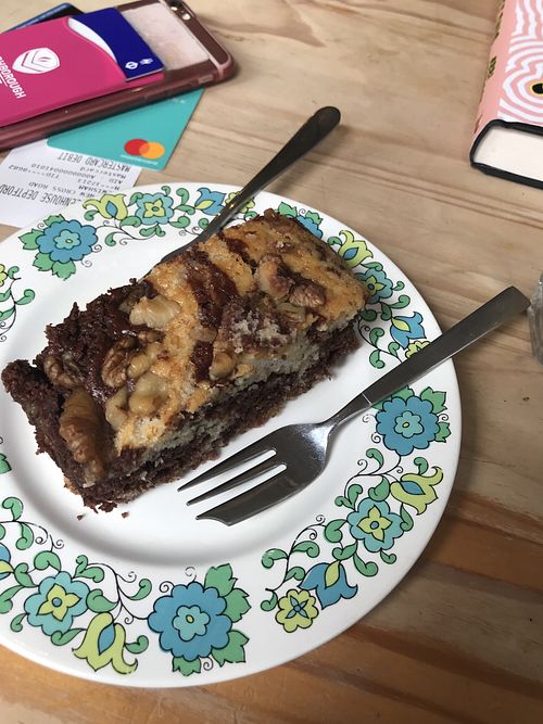 Banana marble cake at The Greenhouse Deptford in South East London