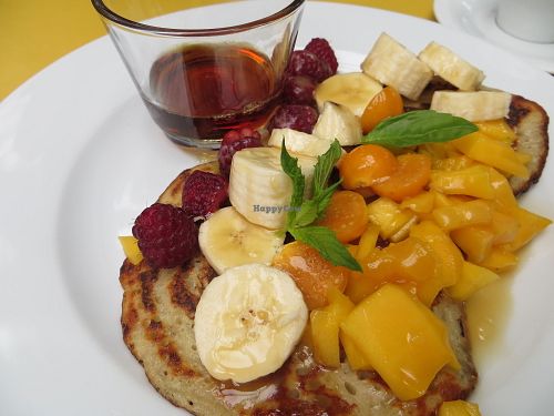 Pancakes at Brunch at Biokeller Bistro in Freiburg