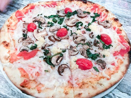 Great vegan pizza! at JD's in Provincetown