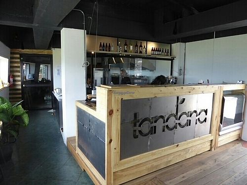 Reception area at Tandana in Quito