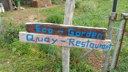 Most of the fresh organic food comes from their own ecological garden.  at Restaurant Quay in Mallorca