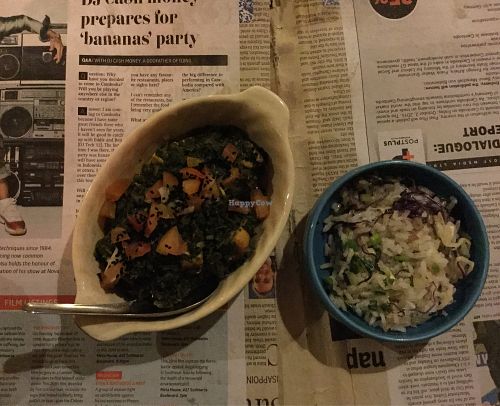 Palak Tofu at bARACA in Kampot