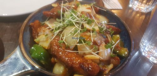Babycorn Manchurian at Sanskruti Restaurant in Liverpool