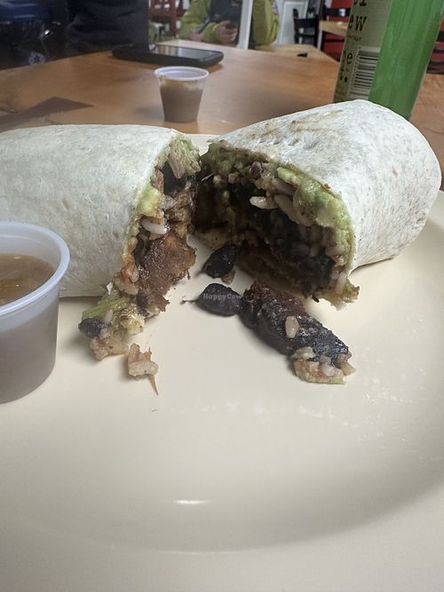 Seitan burrito  at The Mad Taco in Waitsfield