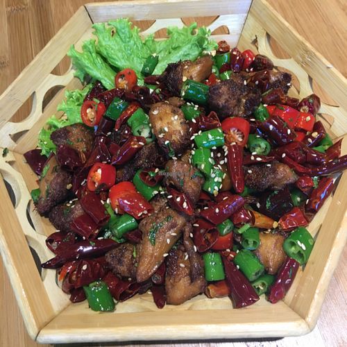 Bearded mushrooms at Bodhi Garden by Aniseed in Shanghai