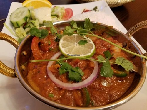 vegan chicken jalfreze  at Holy Cow - Vasastan in Stockholm