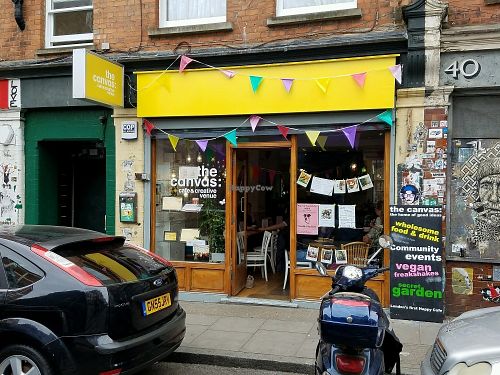 outside at The Canvas: Shoreditch in East London