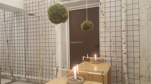 tabels inside  at #RAW VEGAN FIRENZE in Florence