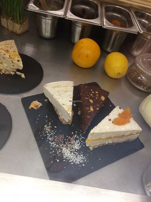 Cakes  at #RAW VEGAN FIRENZE in Florence