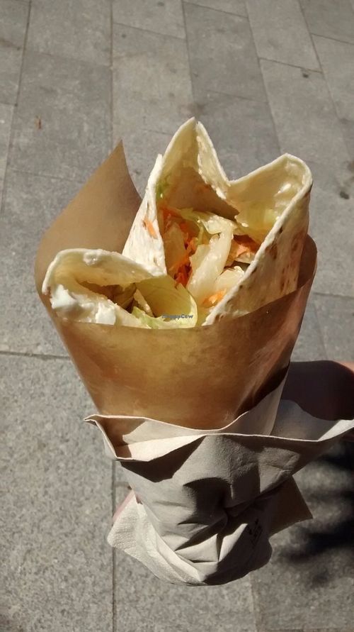 Seitan wrap at Paulette in the Truck in Issy-les-moulineaux