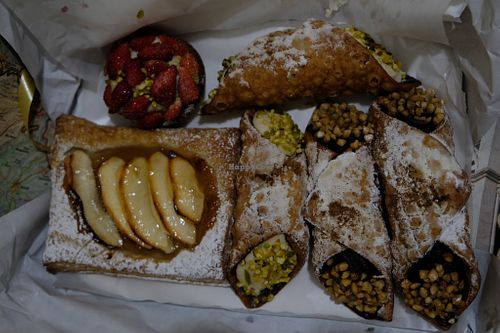 Desserts at Bar Dolcezza in Catania