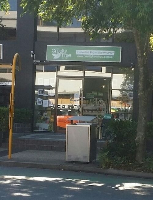 street front at The Cruelty Free Shop in South Brisbane