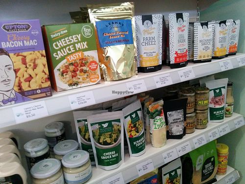 some packaged goods at The Cruelty Free Shop in South Brisbane