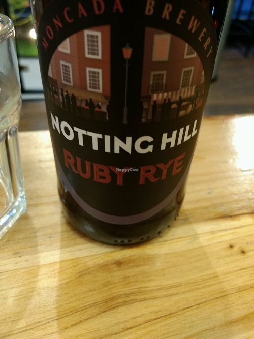 vegan beer at Mooshies in East London