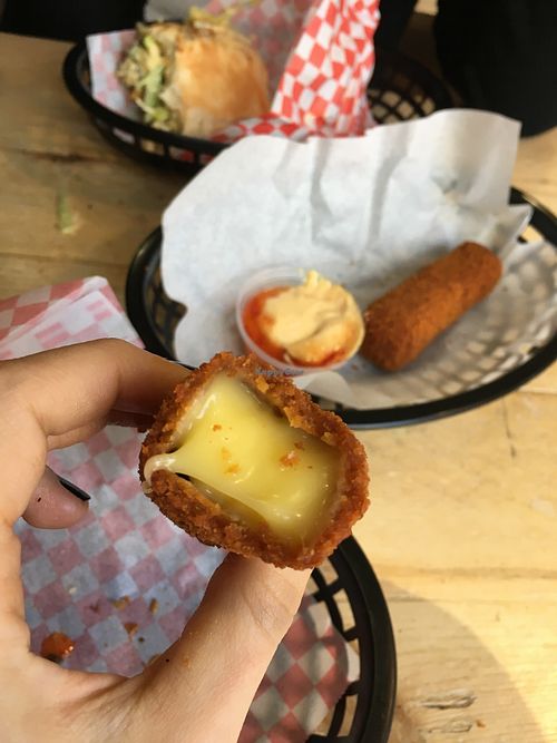Cheese sticks  at Mooshies in East London
