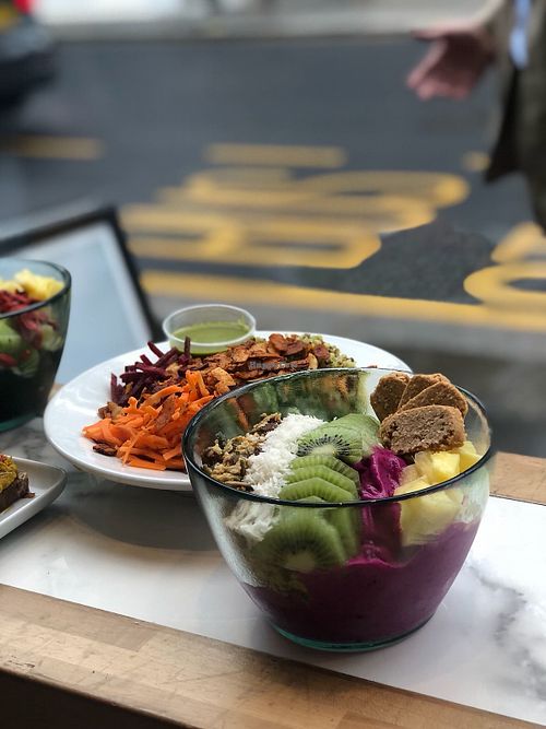 Bowls and Salads at CPress - Triyoga Chelsea in South West London