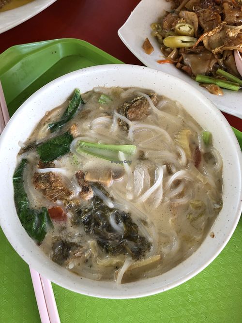 Fish beehoon- average  at Hup Seng Heng Vegetarian in West Singapore