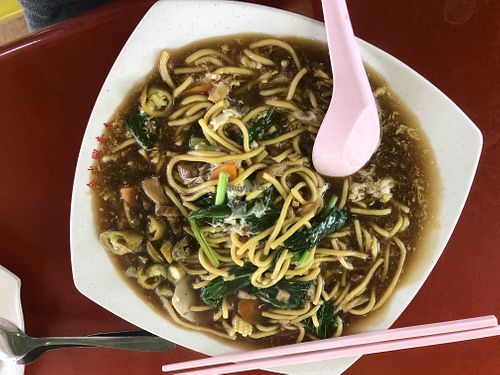 Hokkien mee( not sotong mee) at Hup Seng Heng Vegetarian in West Singapore