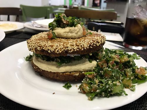 Big falafel at Seu Chalita in Sao Paulo