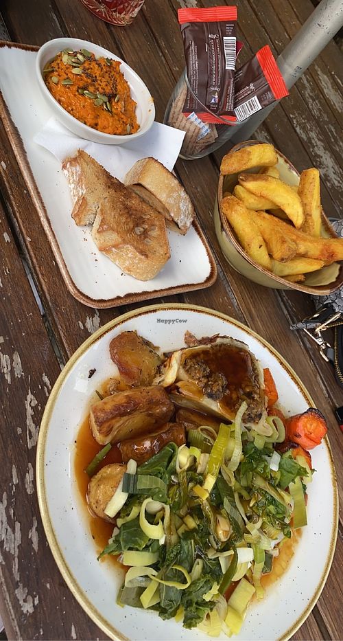 Vegan roast dinner   at The Royal Oak in Cheltenham