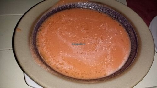 salmorejo at Califa Tapas in Vejer De La Frontera