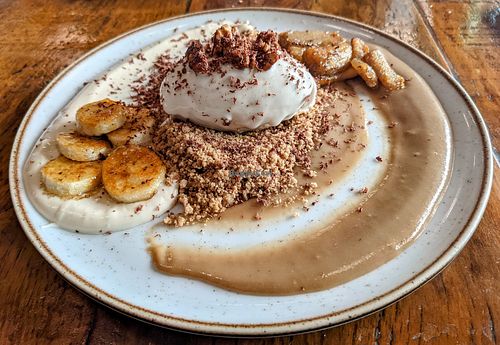 Banoffee dessert - absolutely outstanding at Teva Bistrô in Rio De Janeiro