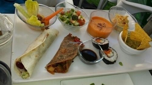 vegans tapas  at El Tablon Verde in Granada