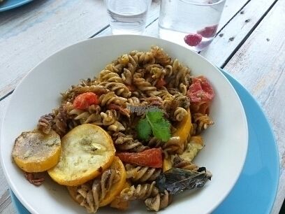 Vegan spaghetti at Avocado in Strzelce Opolskie