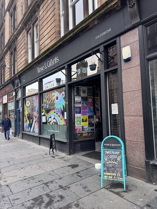 Outside   at Rose & Grant's in Glasgow