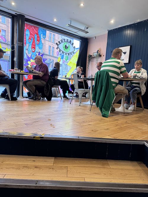 Hoops   at Rose & Grant's in Glasgow