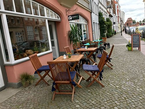 outside at Marae - Kaffee & Zauberei in Luebeck