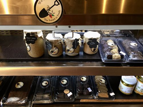 Nut butters and cashew cheese  at We Farm in Amman