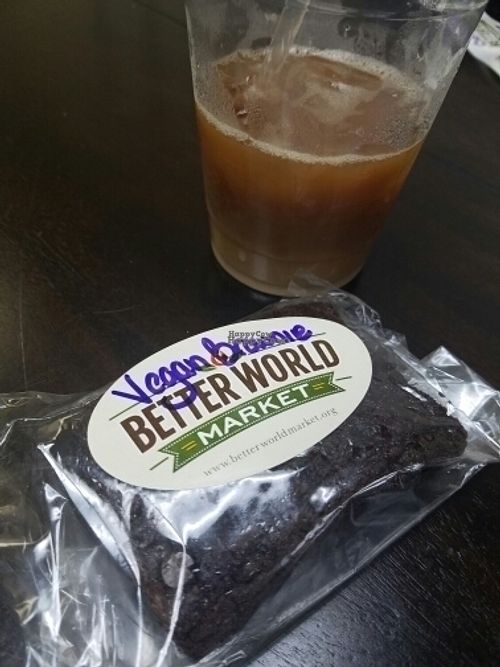 Vegan Brownie at Better World Market in Franklin