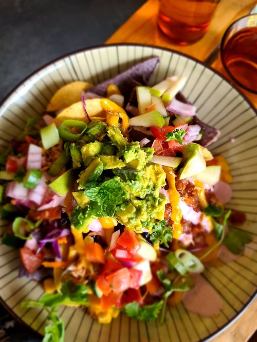 Nachos at Particle Cafe in Avondale Heights
