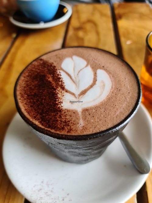 Hot chocolate at Particle Cafe in Avondale Heights