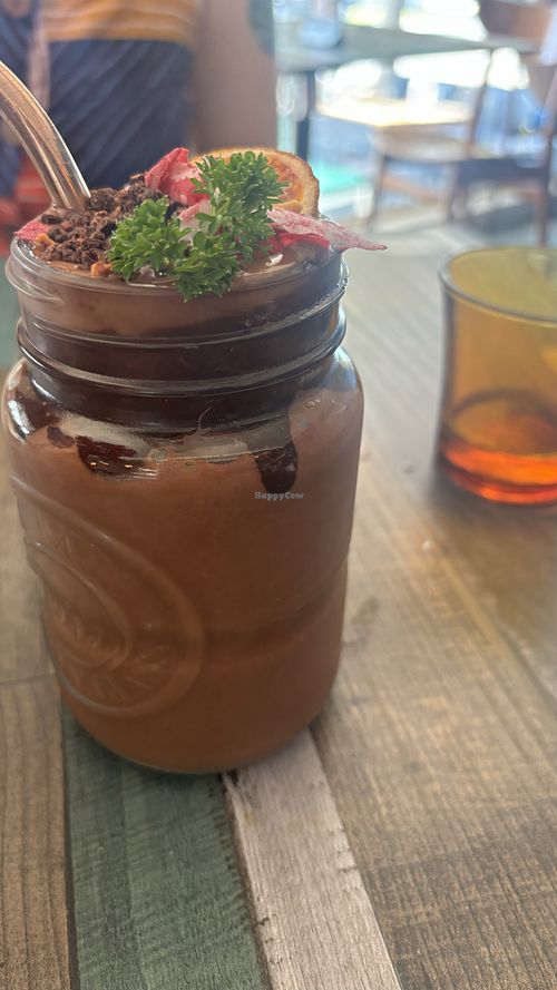 Snickers smoothie  at Particle Cafe in Avondale Heights