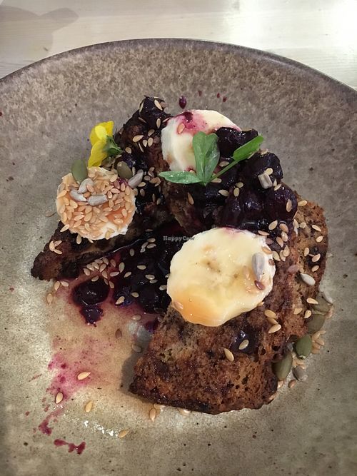 banana bread at Stem & Glory in Cambridge